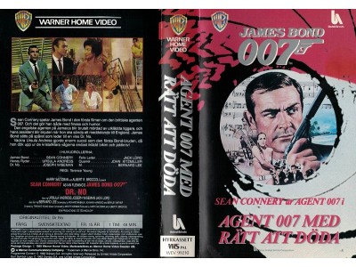 James Bond , Agent 007 Med Rätt Att Döda   